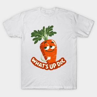 What's Up Doc: Playful Carrot Charm T-Shirt